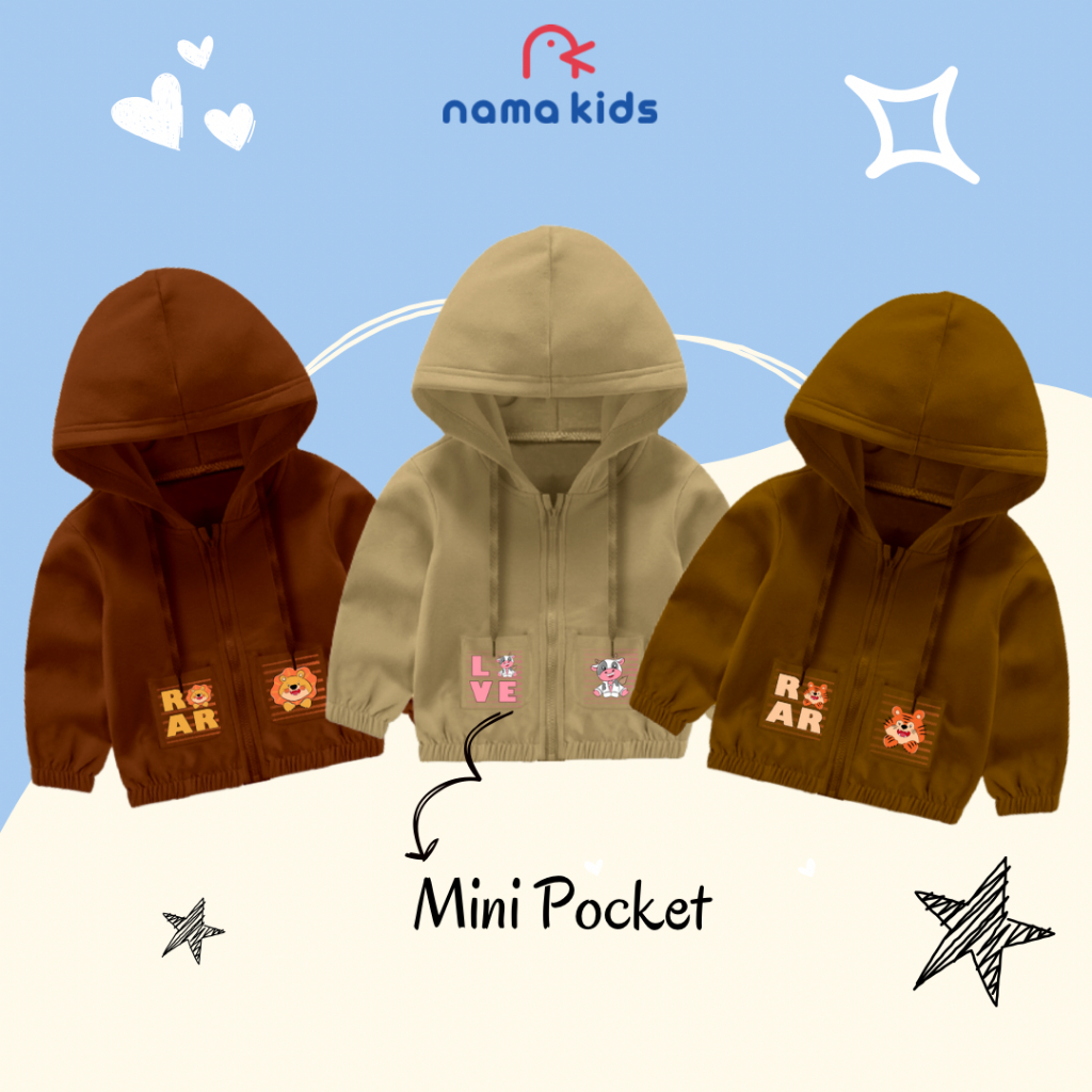 Little M With Pocket Jaket Denim Anak Perempuan main image 0
