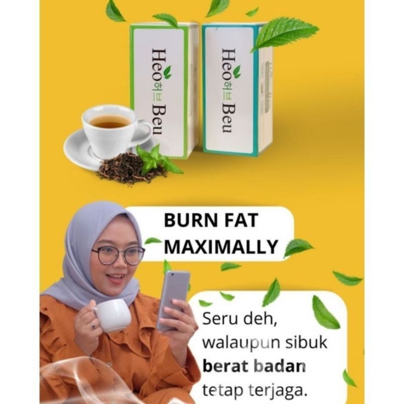 Jual Heo Beu Minuman Teh Penurun Berat Badan Bpom Korean Slimming Tea