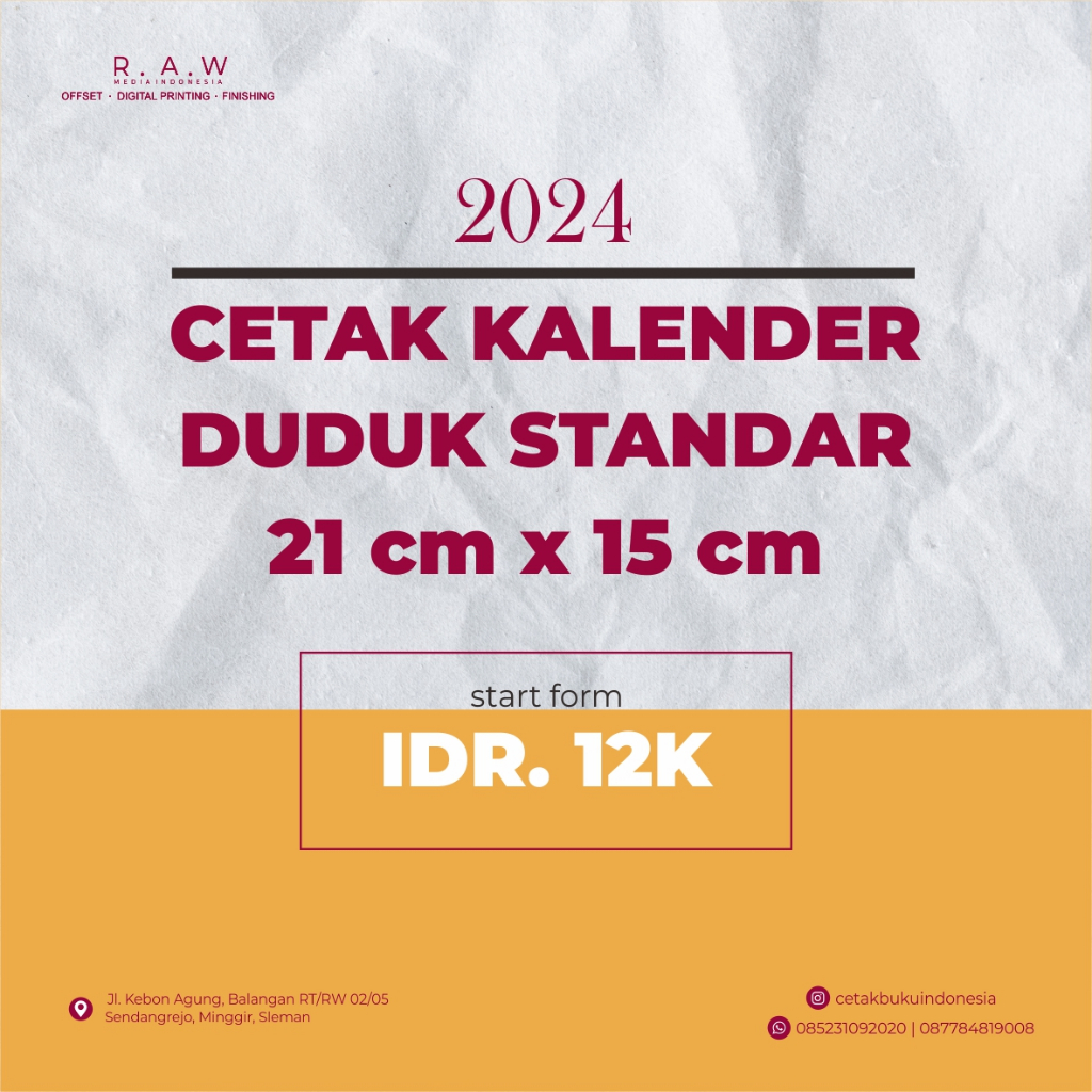 Jual Cetak Kalender Duduk Kalender Meja Ukuran Standar Shopee Indonesia 8986