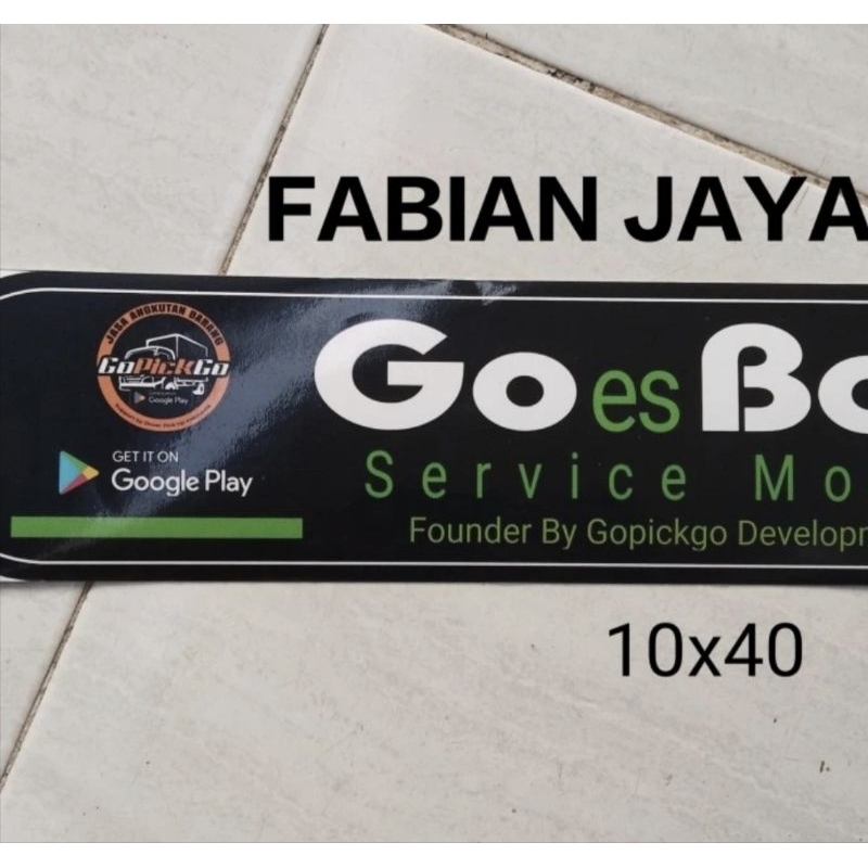 Jual Stiker GOESBOX uk 10x40 | Shopee Indonesia