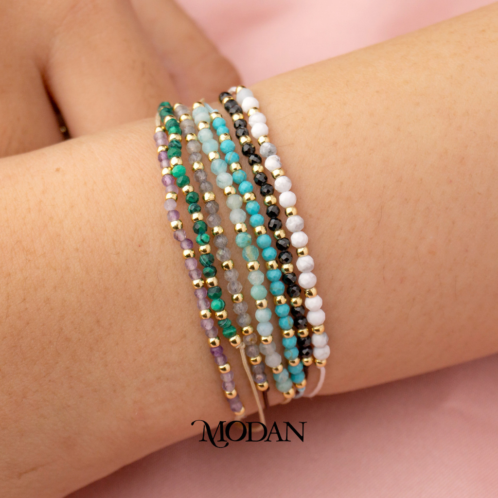 Jual MODAN - Friendship Bracelet Gelang Natural Gemstones Daily Wear ...