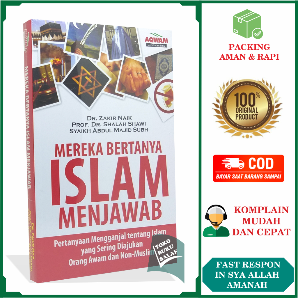 Jual Mereka Bertanya Islam Menjawab Pertanyaan Orang Awam dan Non Muslim Karya Zakir Naik ...