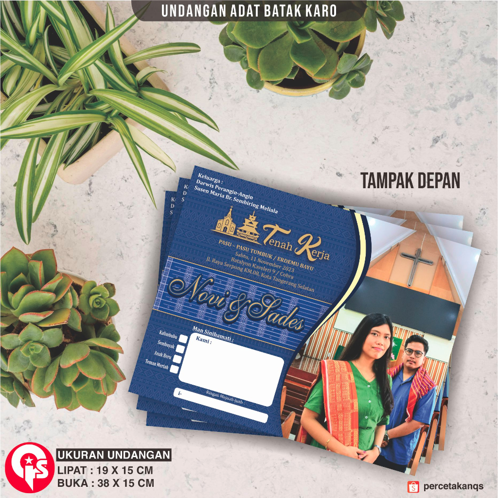Jual Undangan Pernikahan Adat Karo | Shopee Indonesia