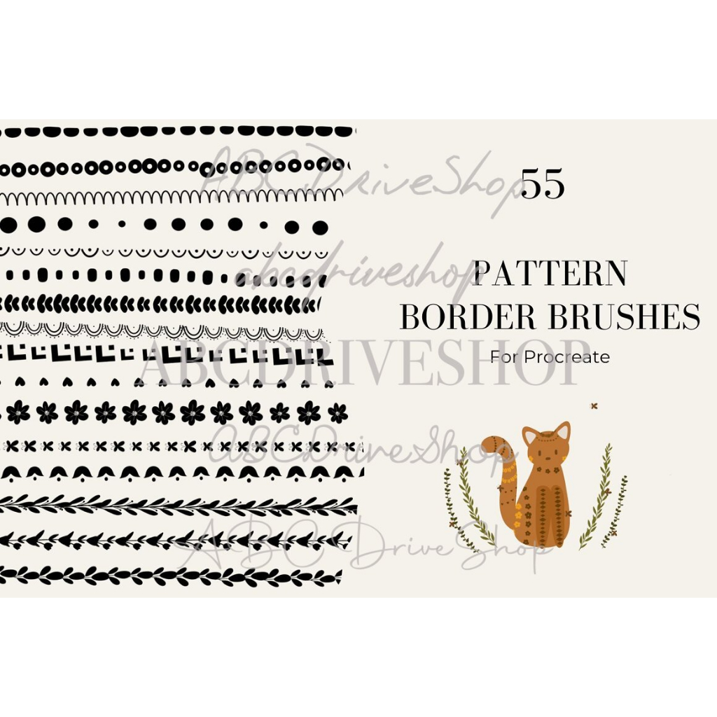Jual Procreate Brush Pattern Border Brushes Shopee Indonesia