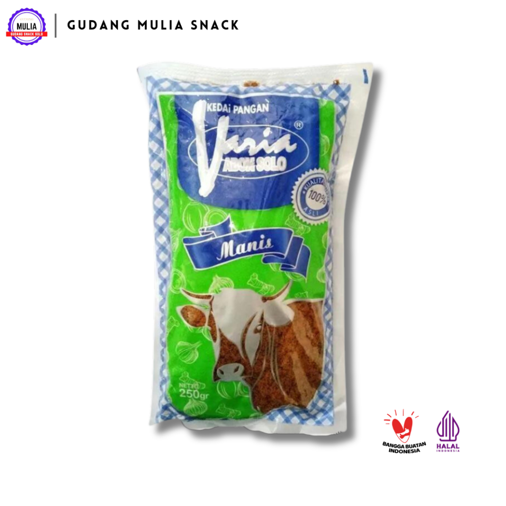 Jual Abon Sapi Varia Manis Pedas Gr Oleh Oleh Tradisional Khas