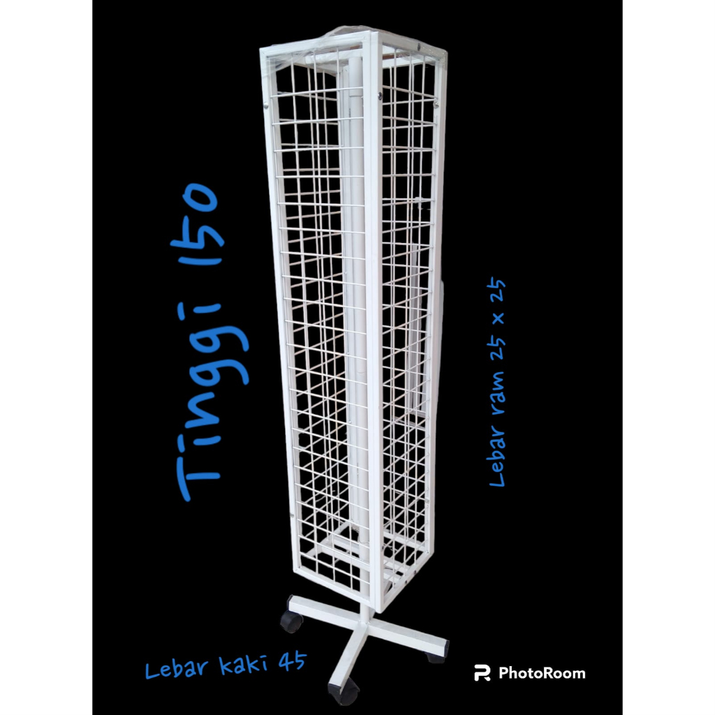 Jual DISPLAY RAM PUTAR TINGGI 150CM | Shopee Indonesia
