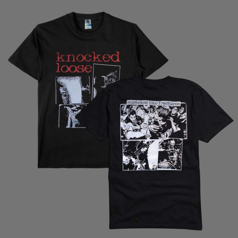 Knocked Loose- “Mistakes Like Fractures” - Black Shirt - No Tag