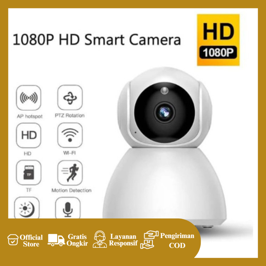 Jual V380 IP CAMERA MINI 2MP FULL HD 1080P WIRELESS CCTV WIFI