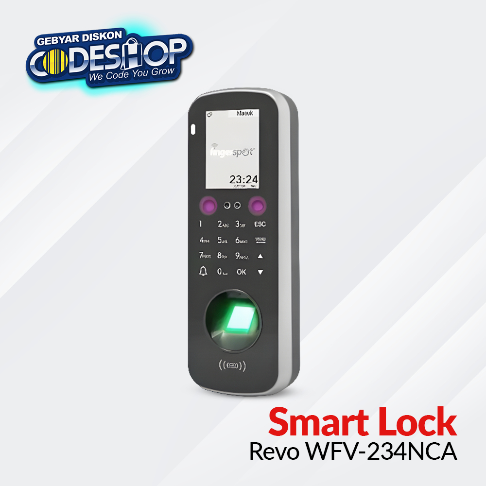 Jual Fingerspot Revo WFV-234NCA Mesin Absensi Sidik Jari Smart Door ...
