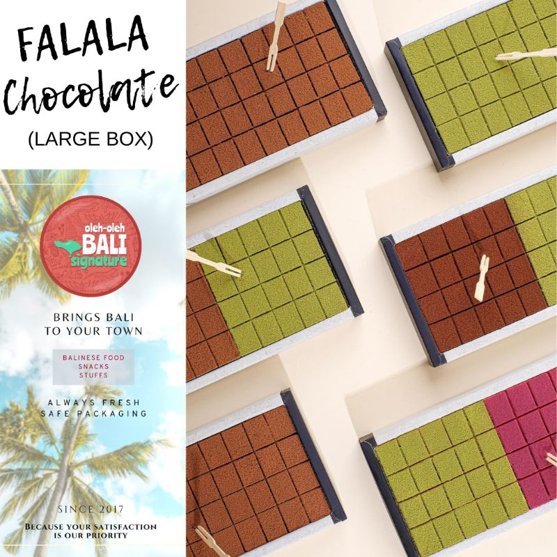 Jual Falala Chocolate Bali Small Box (Aneka Rasa) (FREE EXTRA PACKING ...