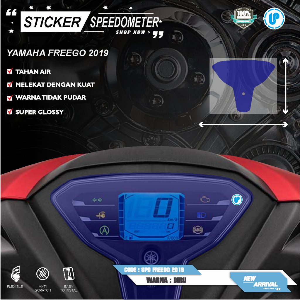 Jual STICKER ANTIGORES SPEEDOMETER YAMAHA FREEGO 2019 | Shopee Indonesia