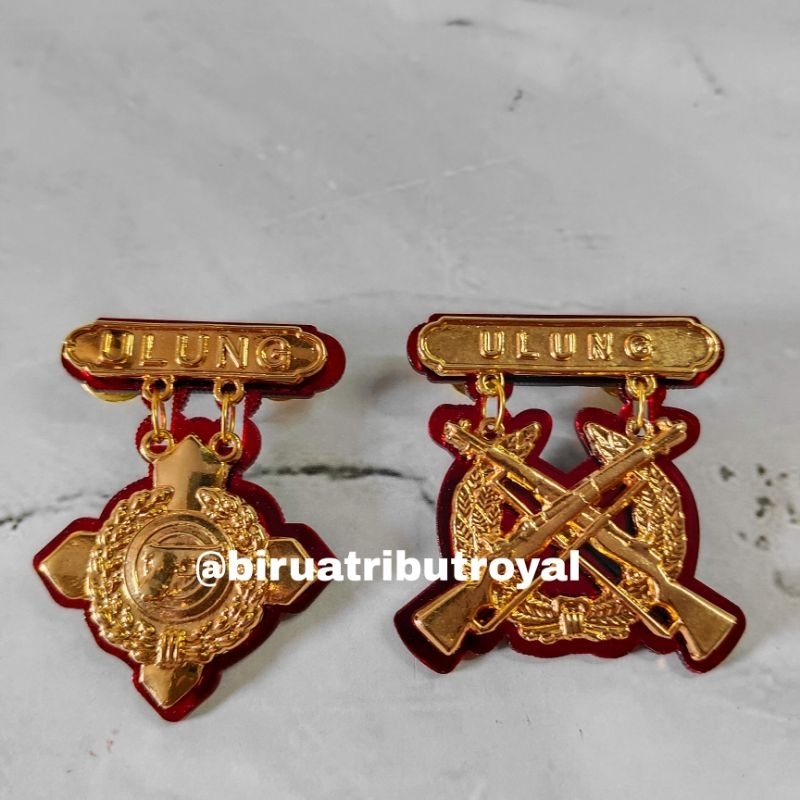 Jual BREVET WING PIN ULUNG PANJANG SENAPAN TNI AL / BREVET WING PIN ...