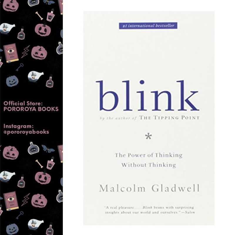 Jual Buku Original Malcolm Gladwell BLINK The Power of Thinking Without Thinking (English