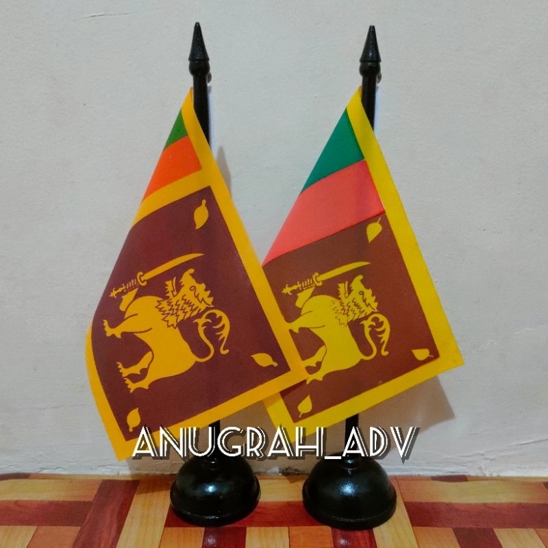 Jual Tiang Kayu Bendera Meja SRI LANKA | Shopee Indonesia