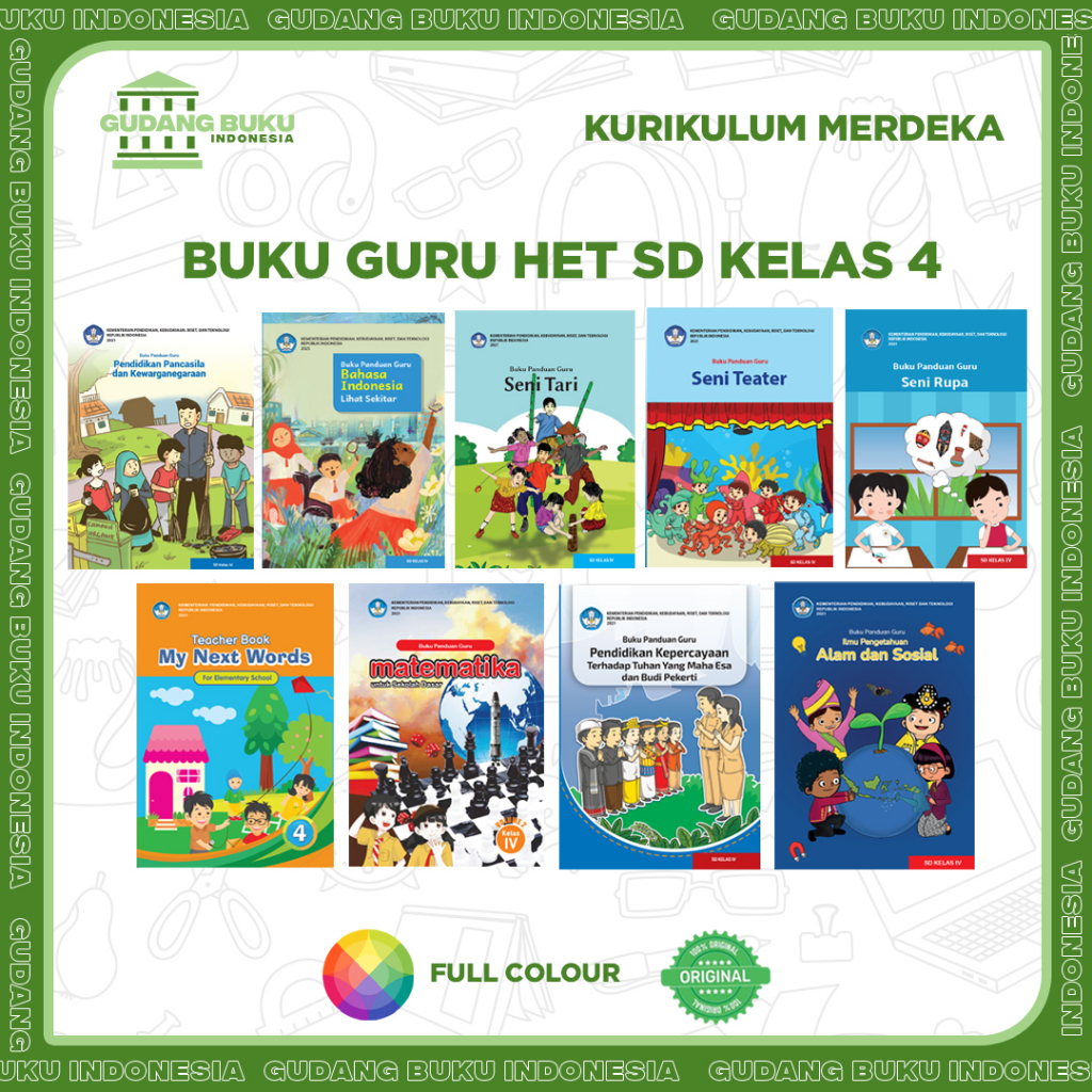 Jual Buku Guru / Buku Teks HET Kurmer Sekolah SD Kelas 4 - Kurikulum ...