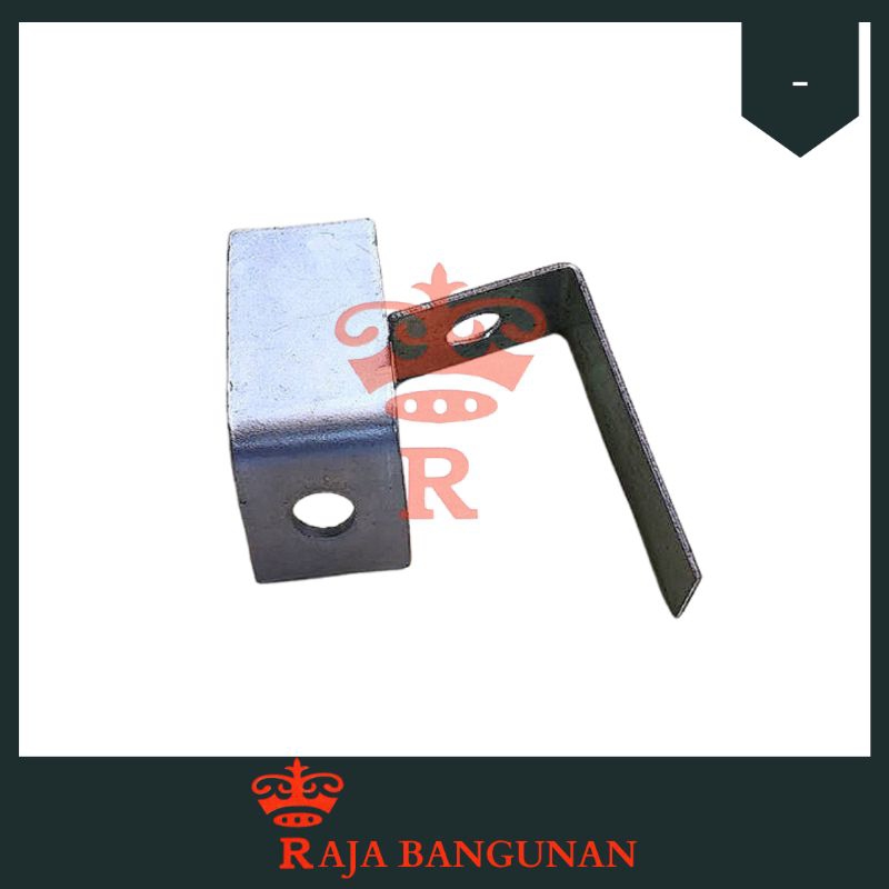 Jual Siku Plat Ramset Angle Klip L 1 Lubang - SATUAN | Shopee Indonesia