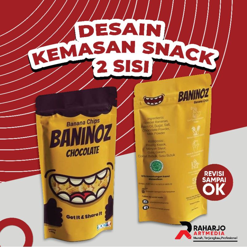 Jual Desain Kemasan Snack I Desain kemasan | Shopee Indonesia