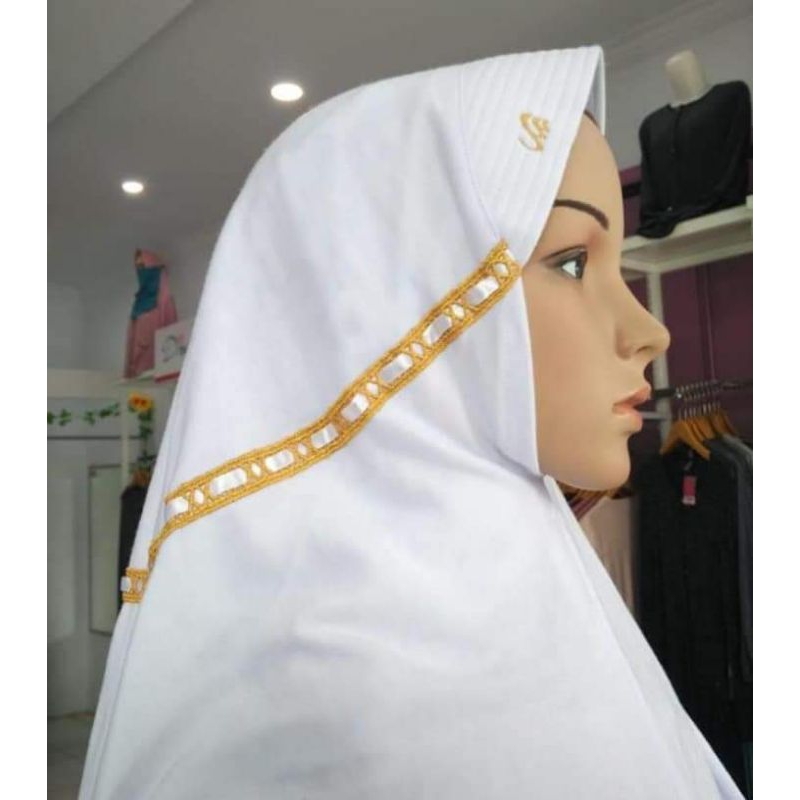 Jual kerudung Rabanni Innova renda warna | Shopee Indonesia