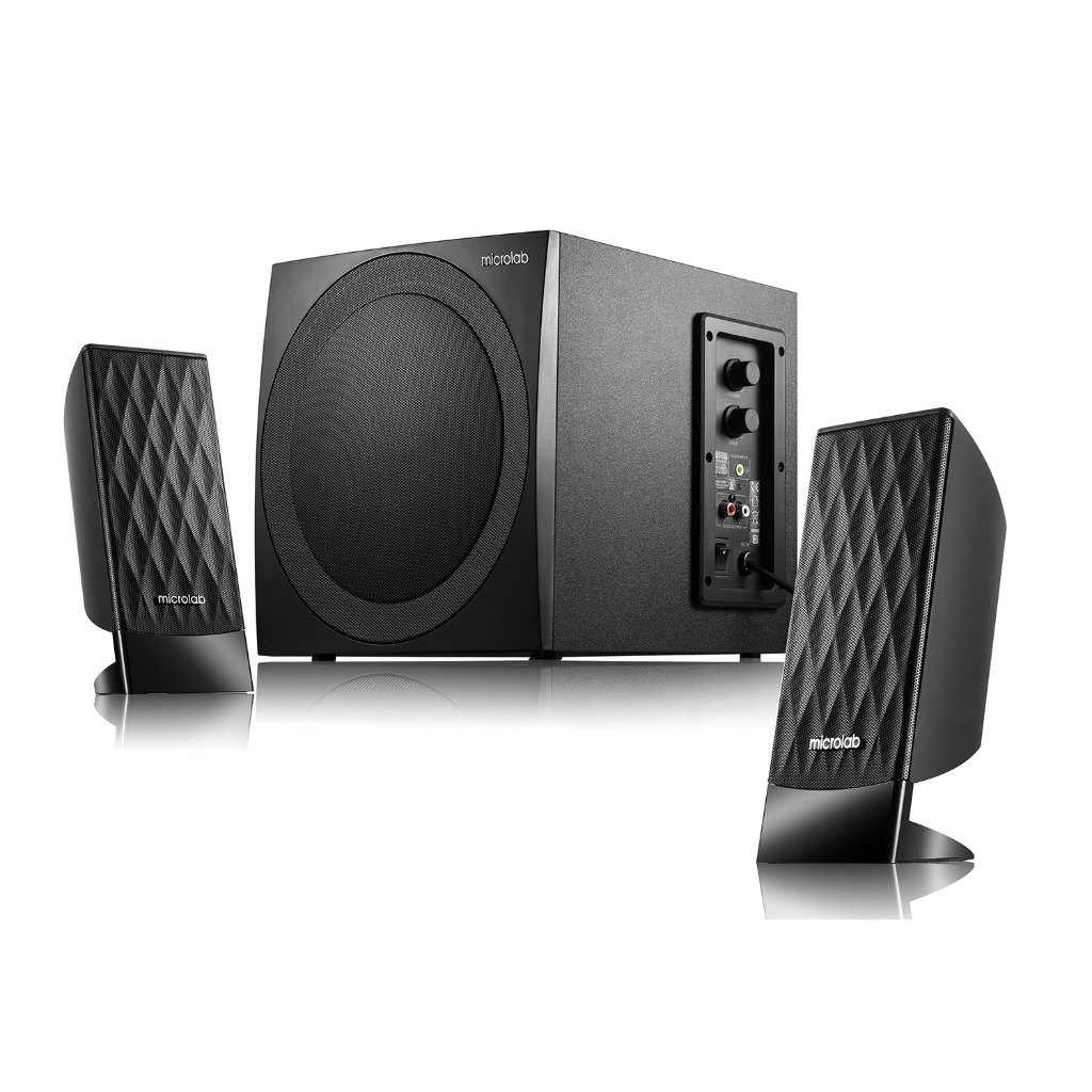 Jual Microlab M300 38 Watt RMS Speaker Komputer Speaker PC Speaker ...