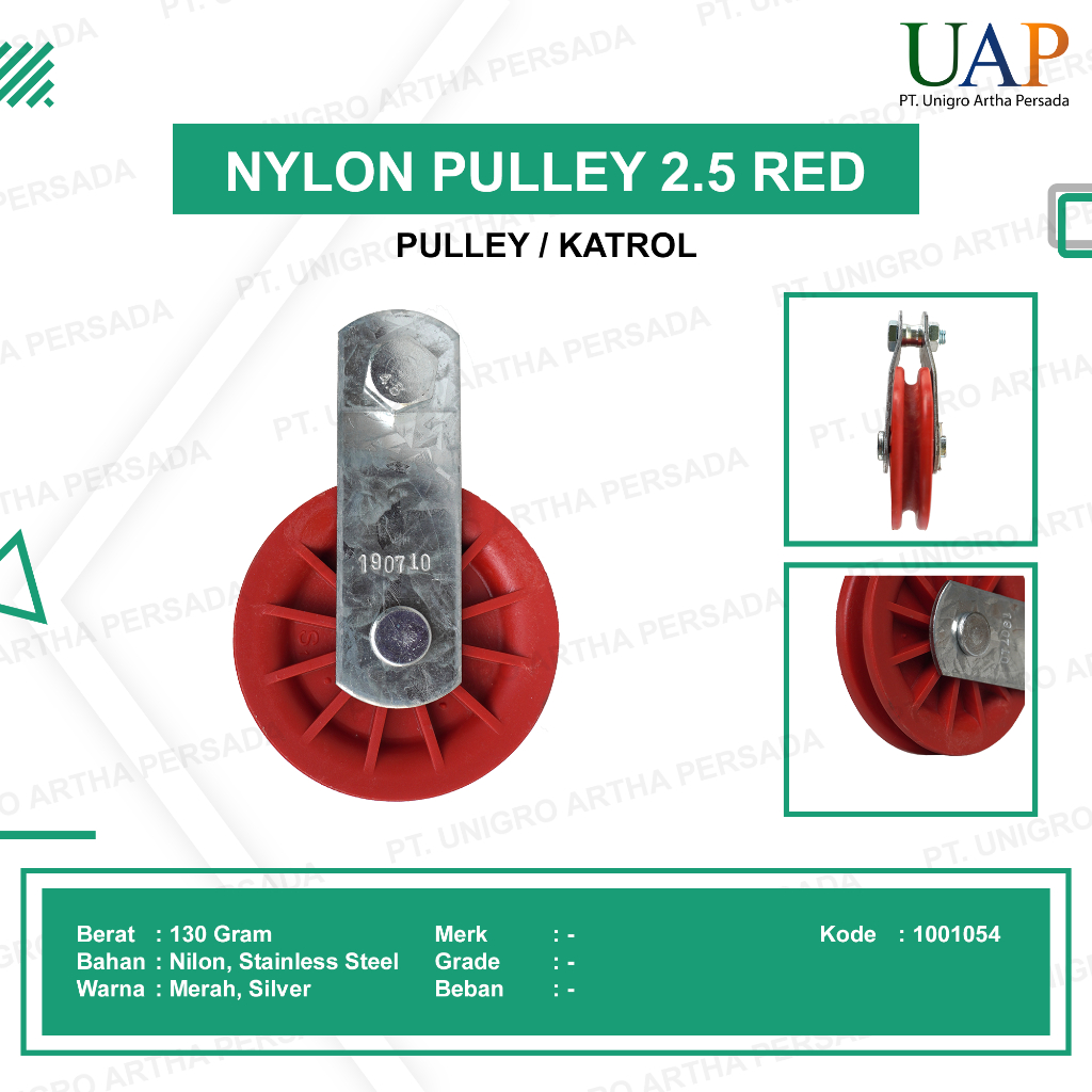 Jual Pulley Katrol 64 mm 2.5 Inch Puli Besar Kapasitas 250 Kg Shopee