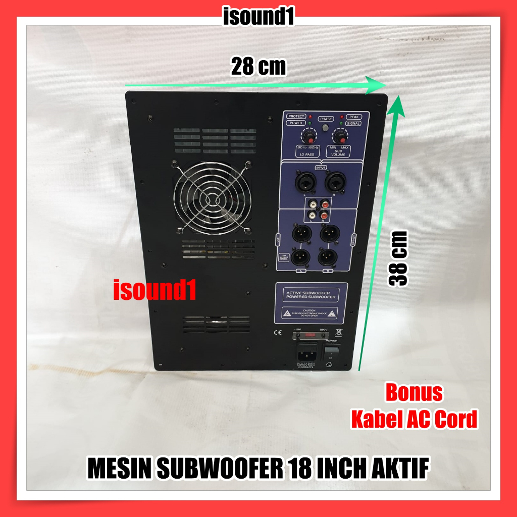 Jual Power KIT Aktif Mesin Subwoofer Aktip untuk Subwoofer 1518 inch