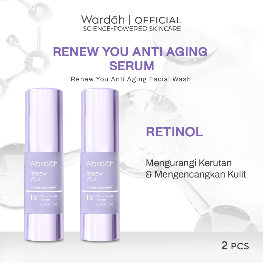 Jual Wardah Renew You Anti Aging Intensive Serum 15 Ml Twinpack - Serum ...