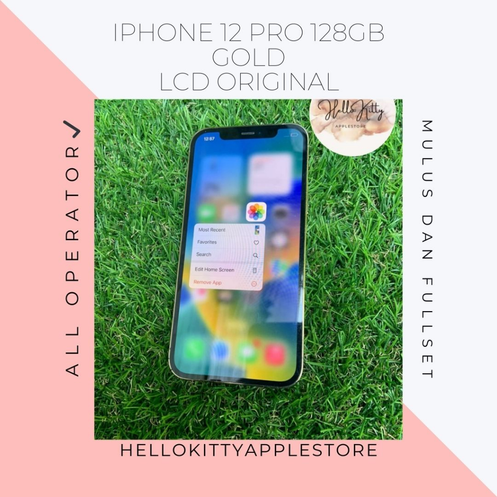 Jual Iphone 12 Pro 128gb Gold Lcd Original Mulus Bukan Refurbish ...