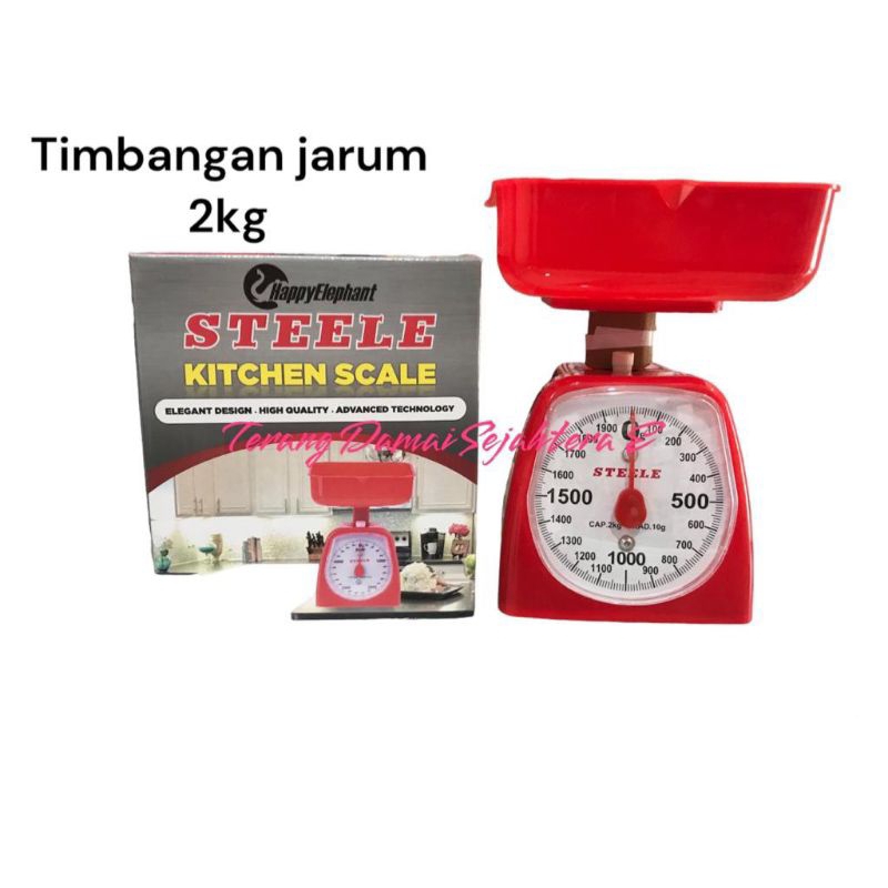 Jual Timbangan Jarum Dapur Steele 2kg 5kg Timbangan Rumah Tangga