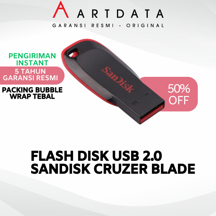 Jual Sandisk Flashdisk 8gb 16gb 32gb 64gb 128gb Usb Flash Cruzer Blade Cz50 8 16 32 64 128gb