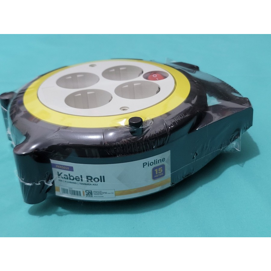 Jual PIOLINE kabel roll 15 meter + saklar on-off / box kabel 4 lubang ...