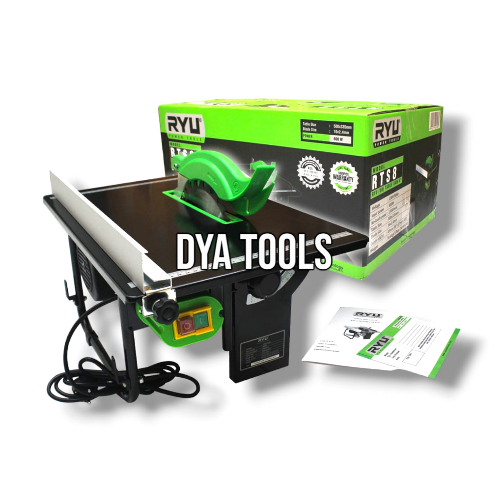 Jual RYU TEKIRO MESIN TABLE SAW 8 IN MEJA POTONG KAYU | Shopee Indonesia