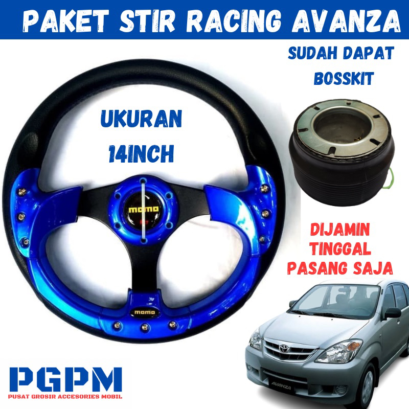 Jual Stir Racing Avanza/Xenia Model Sporty Ring 14inch Dijamin PnP ...