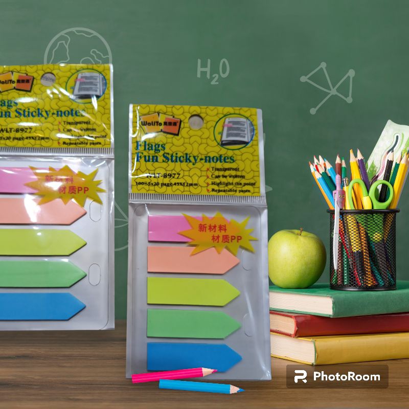 Jual STICKY NOTE /POST IT PANAH/PENANDA KERTAS 8977 | Shopee Indonesia