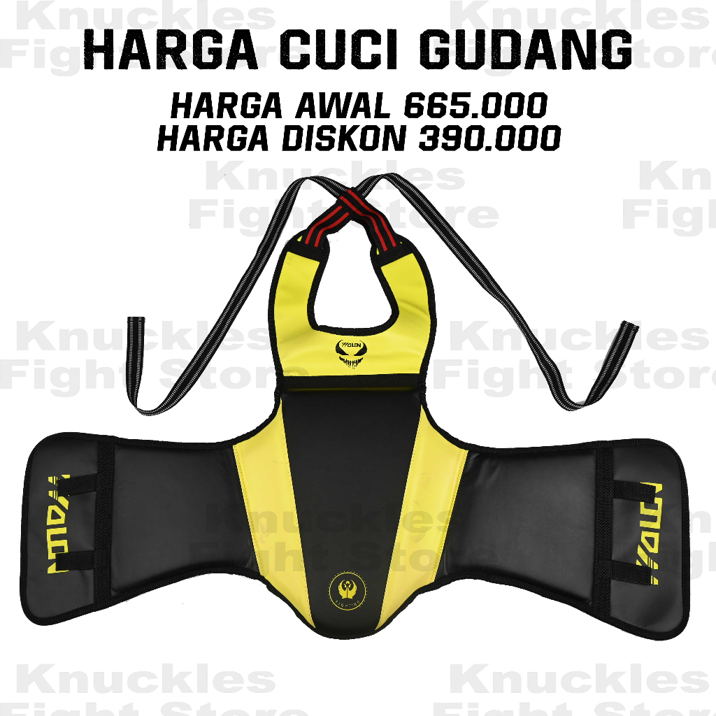 Jual Body Protector Muaythai Wolon Body Protector Muay Thai, Body