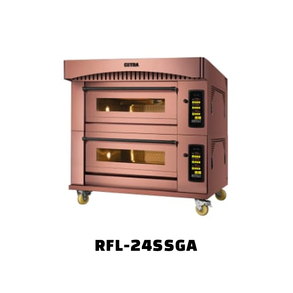 Jual RFL24SSGA / RFL 24SSGA GETRA OVEN PREMIUM GAS / 2 Deck 4 Loyang