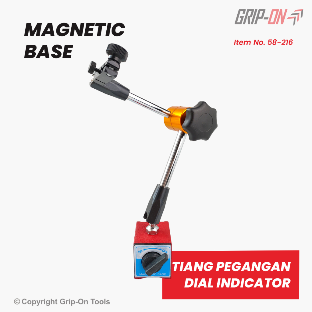 Jual GripOn Base Red Tiang Pegangan Dial Indicator Shopee