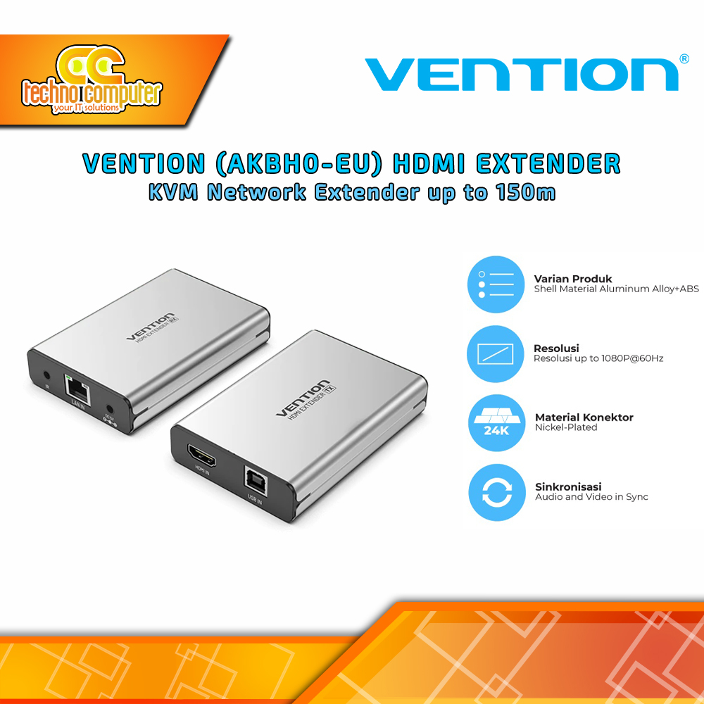 Jual Vention Hdmi Extender Over Lan Cable Hdmi Kvm Network Extender Up To M Akb Shopee