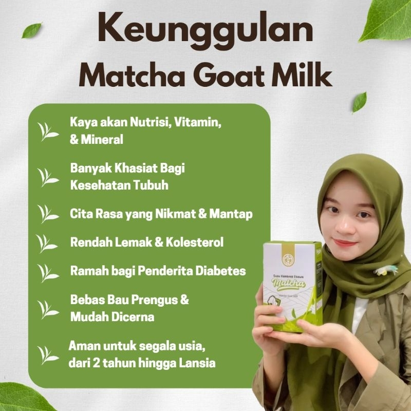 Jual Susu Kambing Etawa Matcha ASLI ORIGINAL Goat Milk MH4 isi 200 gram ...