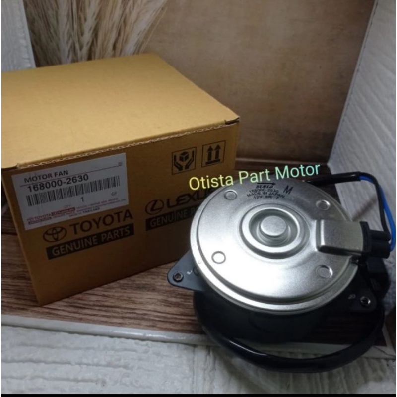 Jual motor fan radiator toyota alphard vellfire 1680002630 12v denso