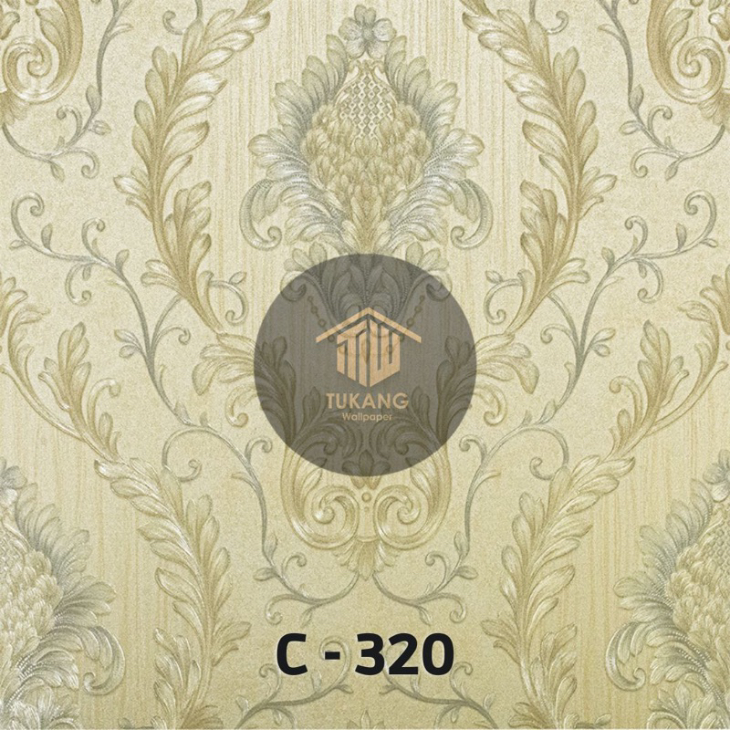 Jual [3D PREMIUM] WALLPAPER DINDING VINYL GLAMOR MEVVAH BERTEKSTUR DAN
