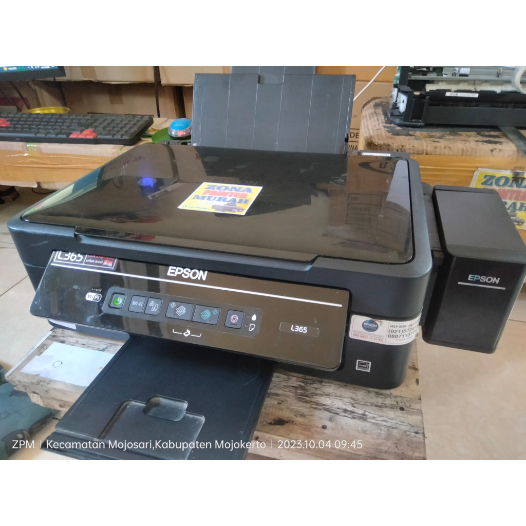 Jual Printer Epson L365 Wifi Normal Siap Pakai Body Mulus Luar Dalam Garansi 1 Bulan Shopee 6933