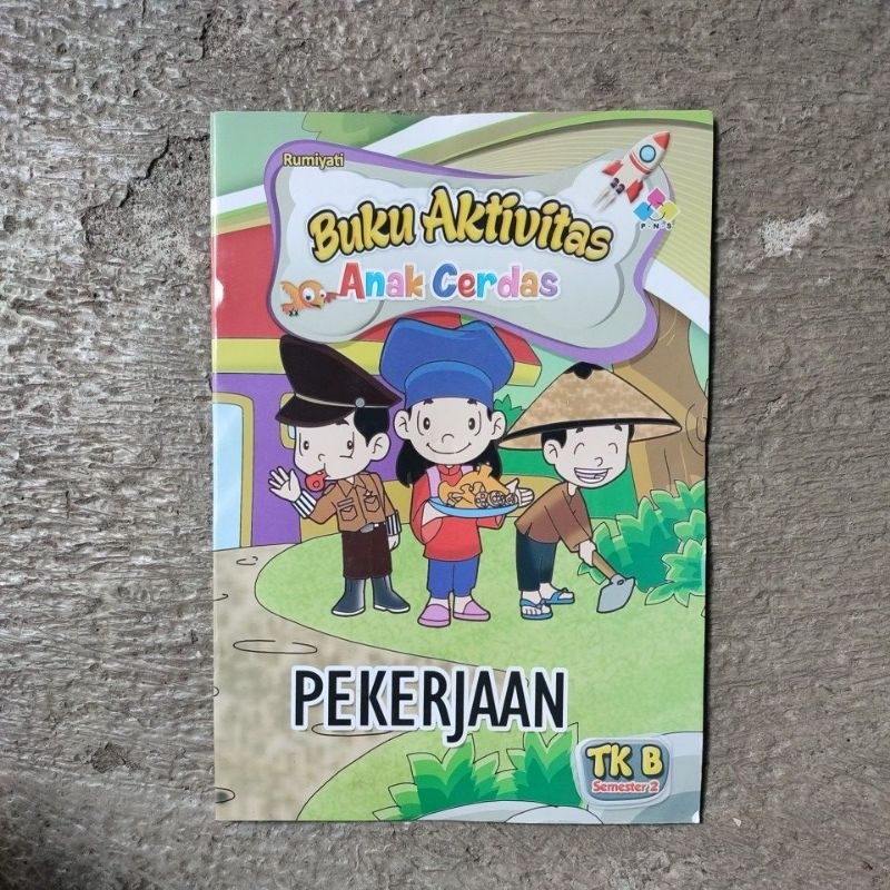 Jual BUKU AKTIVITAS Anak Cerdas TK A TK B Berwarna Kertas Putih Beli 5 ...