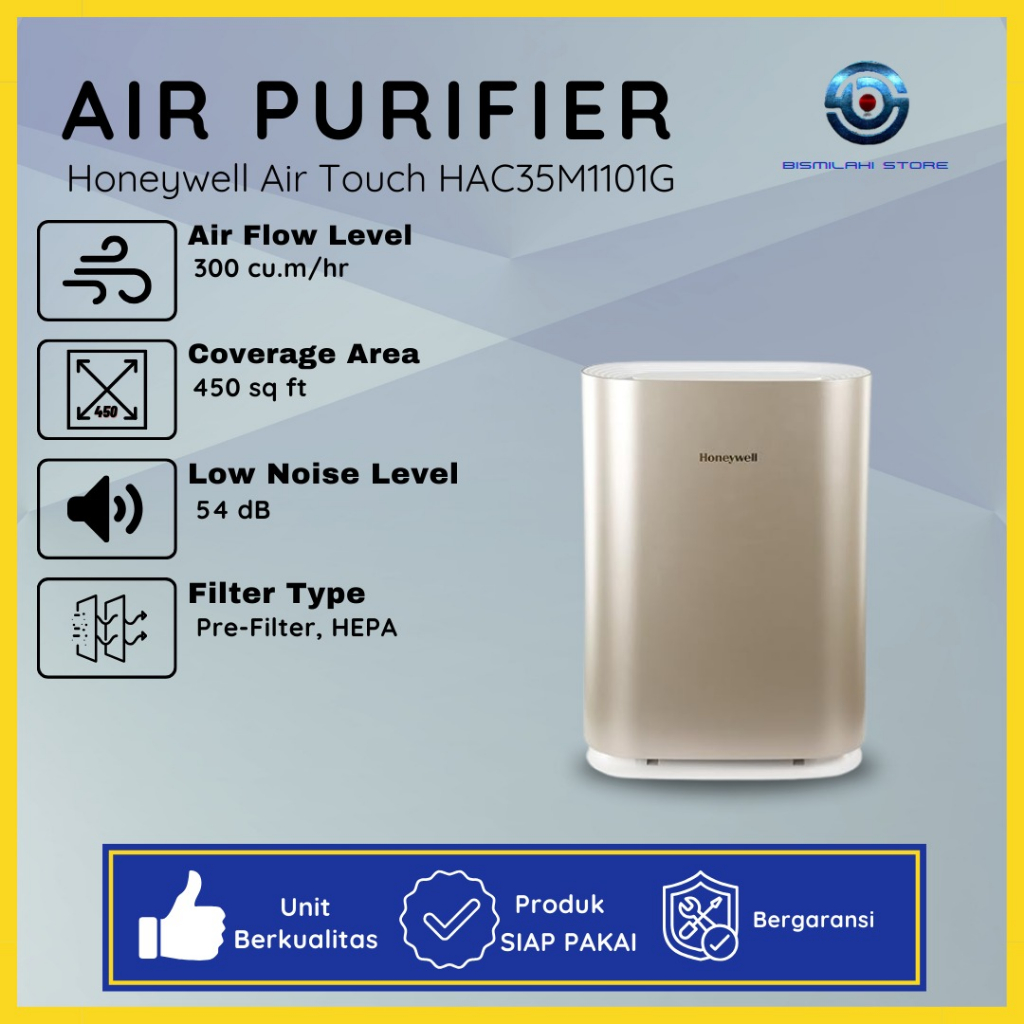 Jual Air Purifier Pembersih Udara Honeywell Air Touch 35 Untuk Ruangan