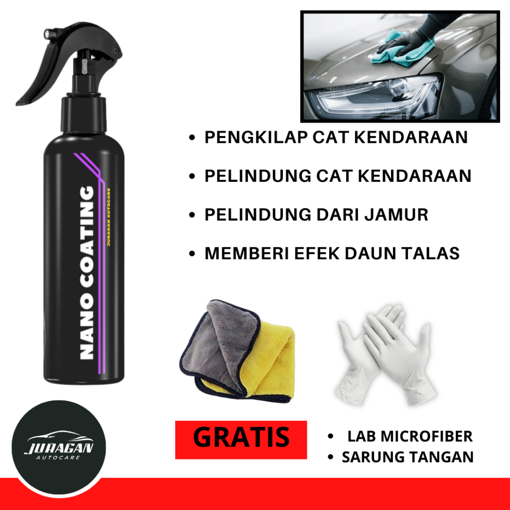 Jual Pengkilap Body Motor Mobil Semi Nano Ceramic Coating - Sealant