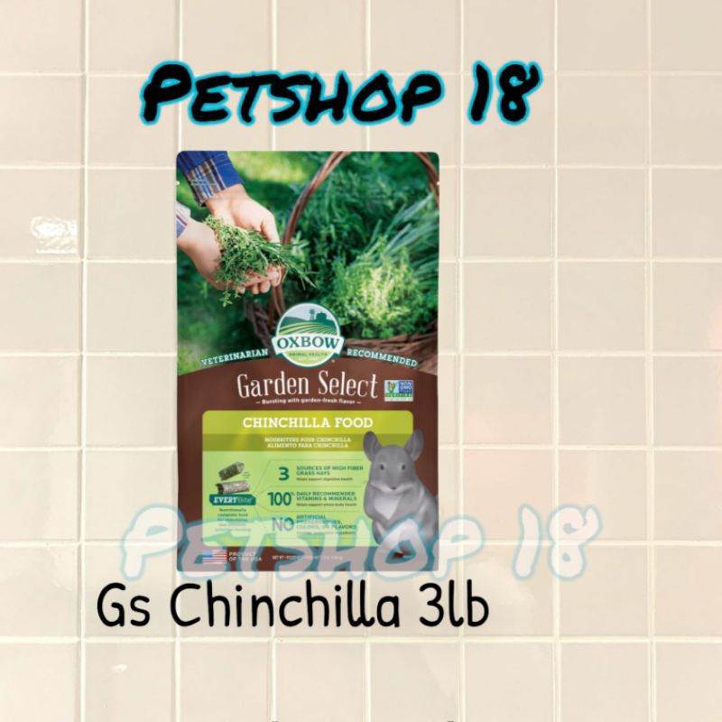 Oxbow garden 2024 select chinchilla food