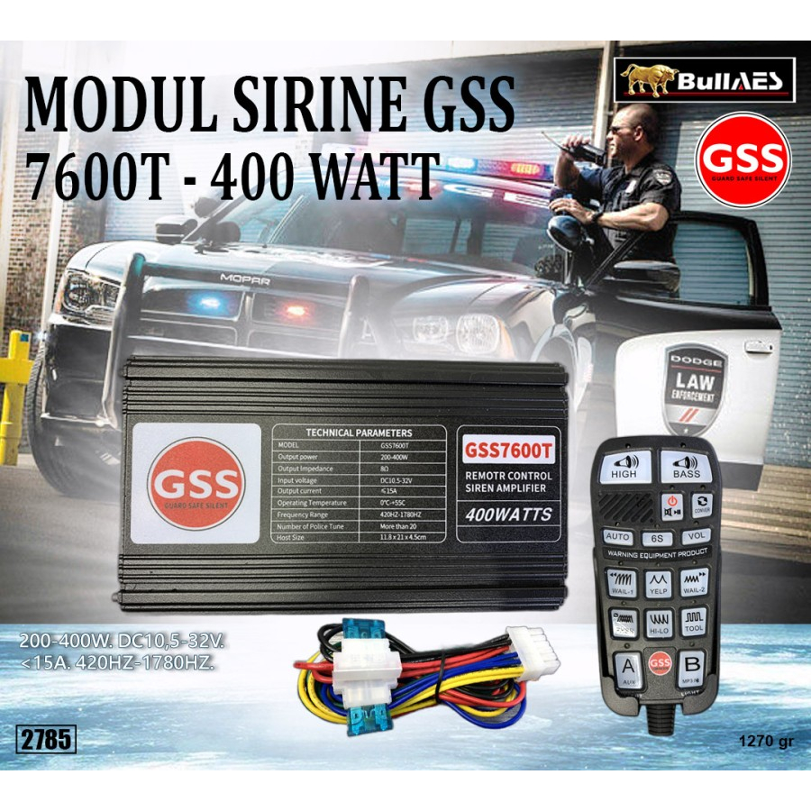 Jual TOA SIRENE PATWAL DUAL POWER MODUL 400 WATT GS 7600 GSS | Shopee ...