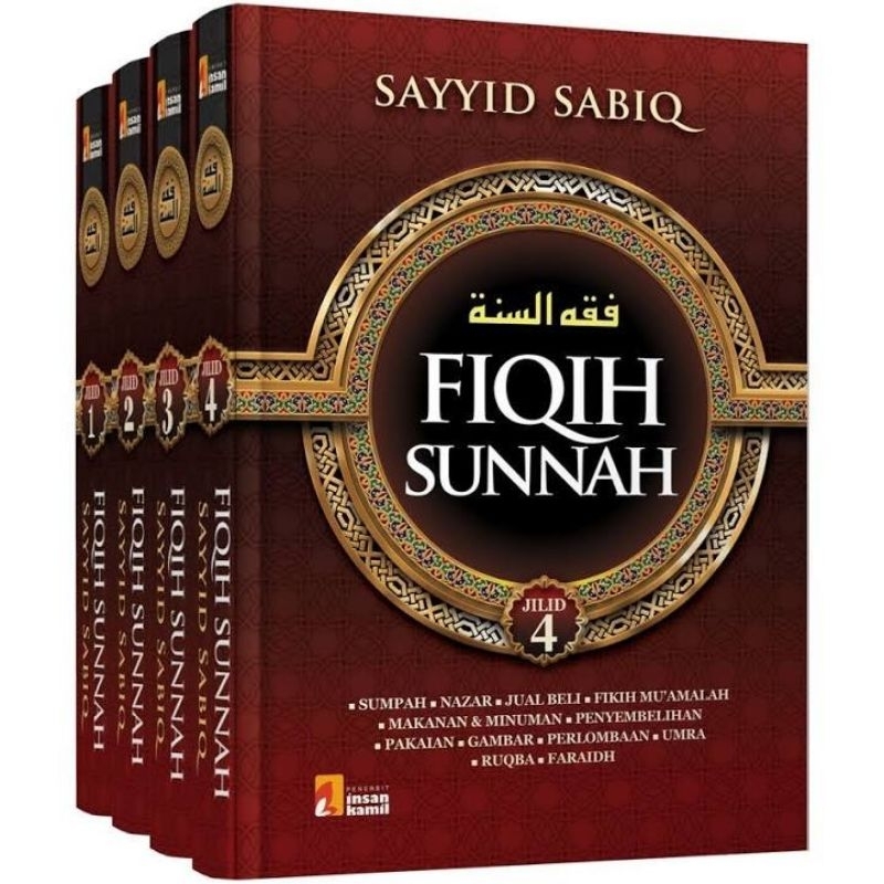 Jual Buku Fiqih Sunah Jilid I Iv Set Box Sayyid Sabiq Shopee
