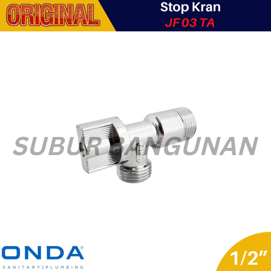 Jual Stop Kran Keran T Shower Wc Kloset Bidet Jf Ta Onda Angle Valve Shopee Indonesia