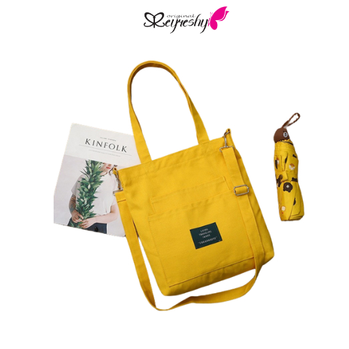 Jual RR TOTE SAKU 2 - Tote Bag Tas Selempang Wanita Pakai Resleting ...