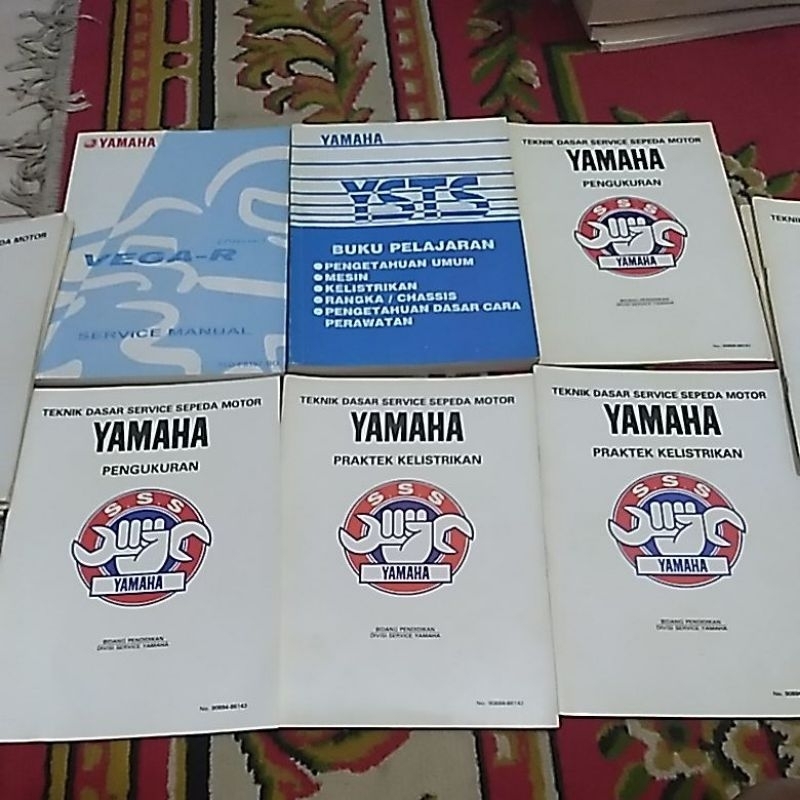 Jual Buku Teknik Service Sepeda Motor Dan Mobil Yamaha Original ...